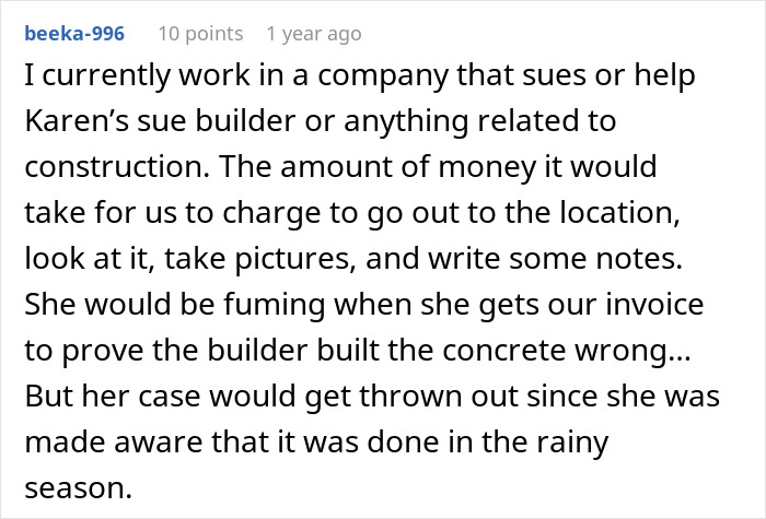 Karen Demands To Have The Crack In Her Parking Spot Filled Now, The Workers Maliciously Comply