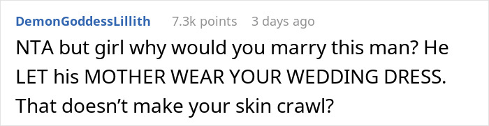 Woman's Fianc&eacute; Lets His Mom Try On Her Wedding Dress, Knowing She Would Be Livid, Drama Ensues