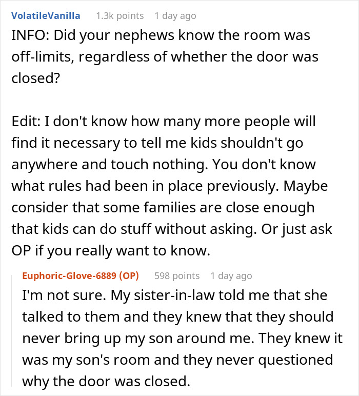 Mom Of 2 Freaks Out When Her SIL Makes Her Sons Cry For Disturbing Her Late Son&rsquo;s Room