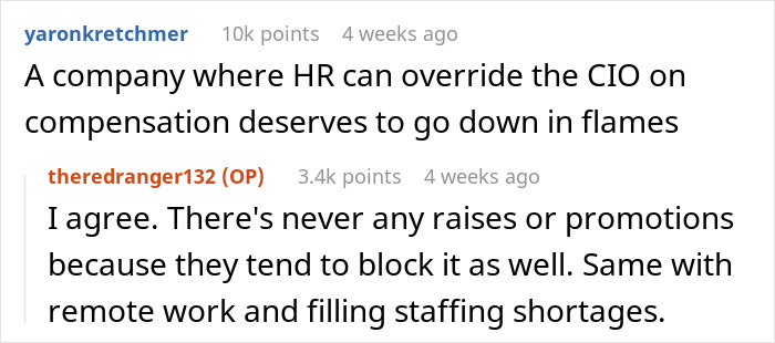Company In Panic Mode After HR Step In To Stop Critical Worker&rsquo;s 8% Raise, So He Quits