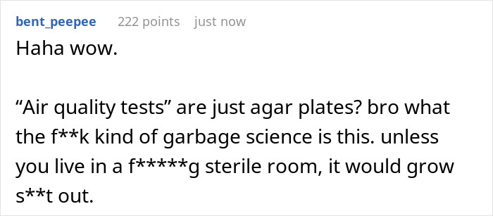Airbnb Guest Tests Air Quality Due To Mold Smell As The Host Denied The Issue, Gets Alarming Results