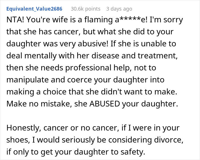 &ldquo;Not Sure If I Can Move Past This&rdquo;: Dad Furious After Wife Pressures Daughter To Shave Her Head