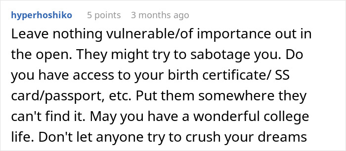 Family Expects This Woman To Delay College To Help With Her Sister's Baby