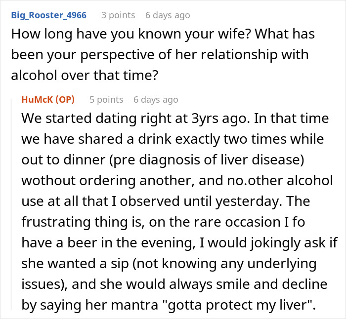 Man Asks For Advice After His Supposedly Sober Wife Turns Out To Be An Alcoholic