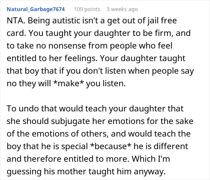 Woman Asks If She&rsquo;s A Jerk For Not Punishing Her Daughter Because Of How She Rejected Another Kid