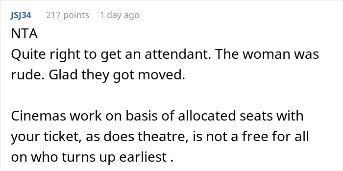 Couple Reserves Movie Theatre Seats, Finds Them Occupied By A Family With A Baby, Has None Of It Couple Reserves Movie Theatre Seats, Finds Them Occupied By A Family With A Baby, Has None Of It