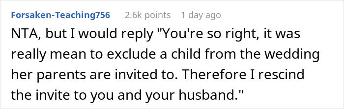 Mom Fuming As Her 12 Y.O. Daughter Isn't Invited To Wedding After Ruining Another One Before