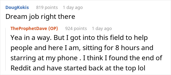 Man Vents About Having Nothing To Do For Hours At Work, The Internet Shoves Some Sense Into Him Man Vents About Having Nothing To Do For Hours At Work, The Internet Shoves Some Sense Into Him