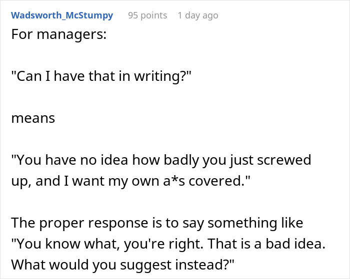 Worker Complies With Manager’s Demand To Be Off The Clock By 1 PM, Teaches Her A Lesson Worker Complies With Manager’s Demand To Be Off The Clock By 1 PM, Teaches Her A Lesson