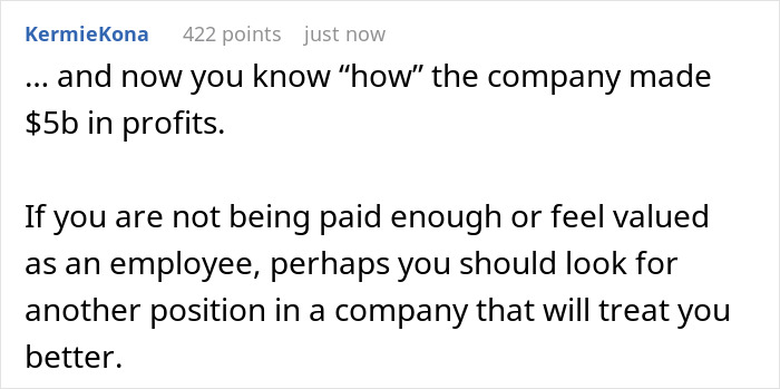 Company Boasts About $5 Billion Profit, Gives Worker 18-Cent Raise Company Boasts About $5 Billion Profit, Gives Worker 18-Cent Raise