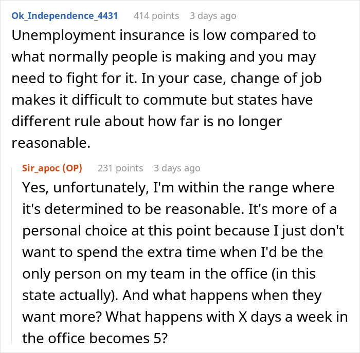 Worker Given 90 Days To Return To Office Or Be Terminated, Refuses To Go Down Without A Fight