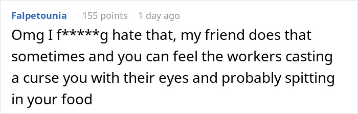 Woman Doesn&rsquo;t Get What&rsquo;s Wrong With Going To A Restaurant Before Closing, Gets A Reality Check