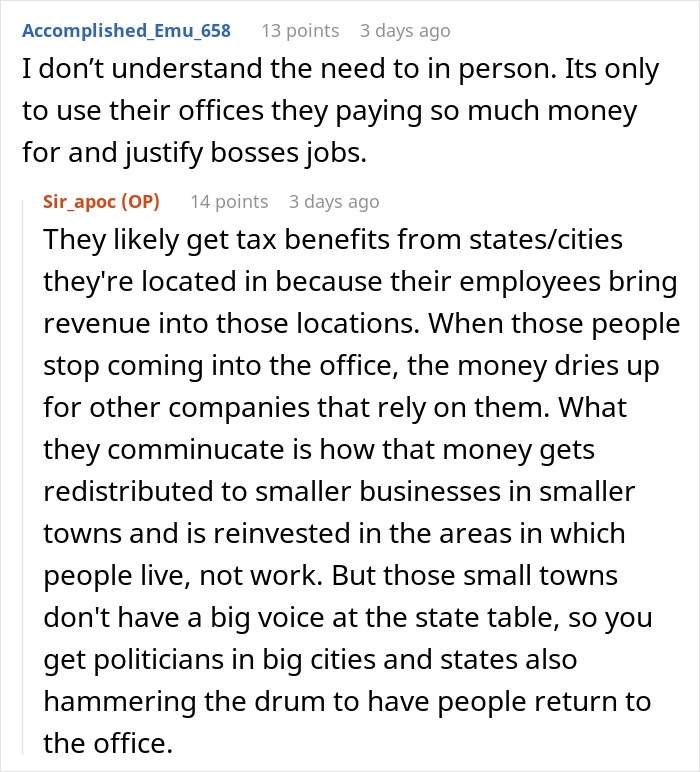 Worker Given 90 Days To Return To Office Or Be Terminated, Refuses To Go Down Without A Fight