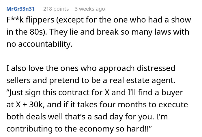 “Call Me A Snitch, But It Felt Good”: Person Tattles On House Flipper Who Tried To Avoid Taxes “Call Me A Snitch, But It Felt Good”: Person Tattles On House Flipper Who Tried To Avoid Taxes