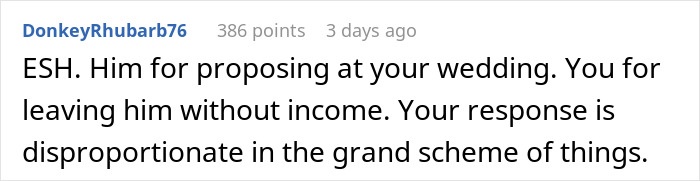 "Me And My Wife Were Appalled": Guy Proposes At Brother's Wedding, Gets Fired The Very Next Day "Me And My Wife Were Appalled": Guy Proposes At Brother's Wedding, Gets Fired The Very Next Day