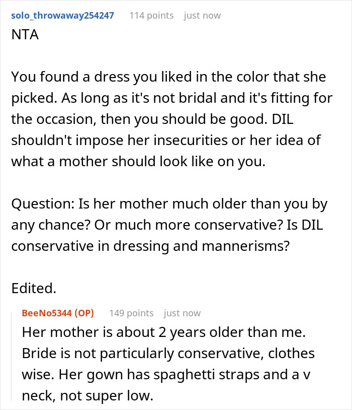 Bride Considers Her MIL's Dress For Upcoming Wedding 'Overly Sexy', Folks Online Don't Find It So