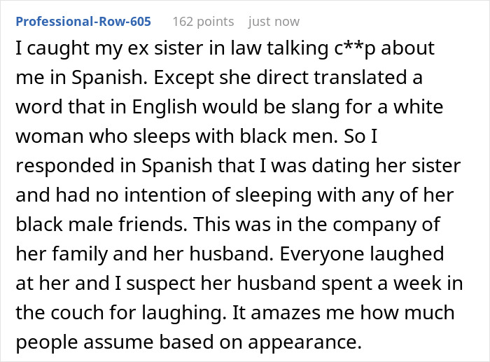 Woman Cleverly Confronts Her Trash-Talking Roommate Who Assumed She Doesn't Speak Spanish