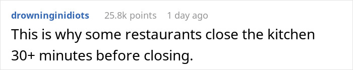 Woman Doesn&rsquo;t Get What&rsquo;s Wrong With Going To A Restaurant Before Closing, Gets A Reality Check