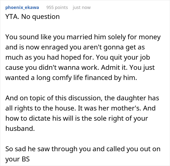 &ldquo;[Am I The Jerk] For Being Mad That My Stepdaughter Will Inherit Our House?" 