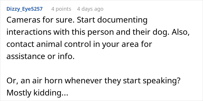 "Neighbor Doesn't Like Me Using My Own Garden"