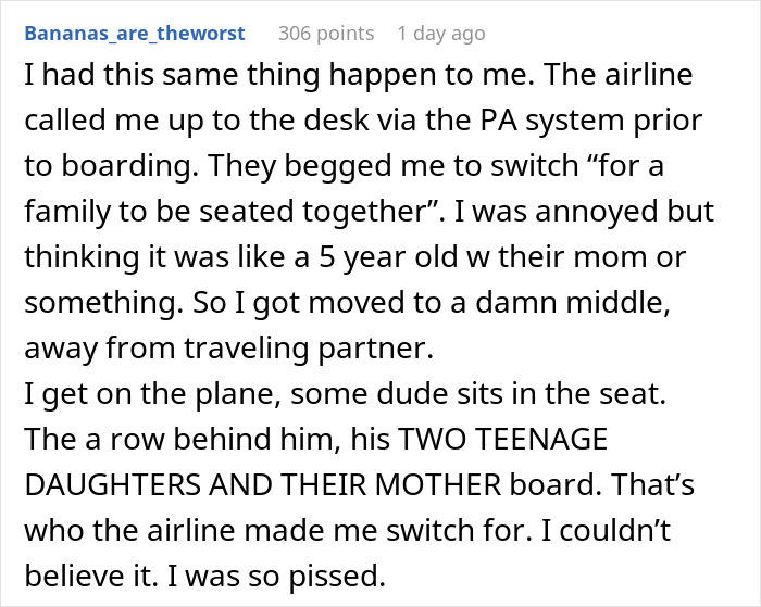 Man Discovers A Full-Grown Teen After Parents Begged For Him To Swap Plane Seats To Be Together