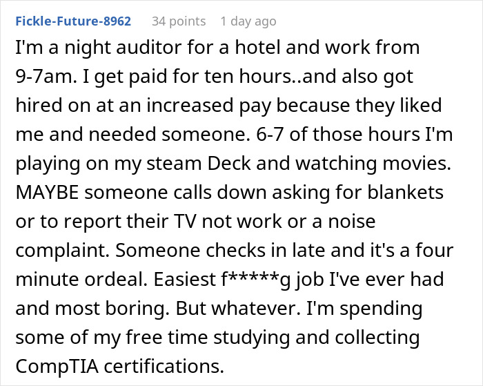 Man Vents About Having Nothing To Do For Hours At Work, The Internet Shoves Some Sense Into Him Man Vents About Having Nothing To Do For Hours At Work, The Internet Shoves Some Sense Into Him