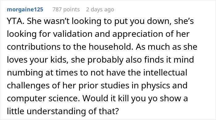 &ldquo;You Need To Go Back To Husband School&rdquo;: Guy Claps Back At Stay-At-Home Wife, She&rsquo;s Now Angry