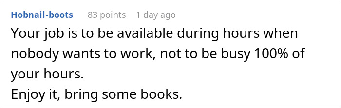 Man Vents About Having Nothing To Do For Hours At Work, The Internet Shoves Some Sense Into Him Man Vents About Having Nothing To Do For Hours At Work, The Internet Shoves Some Sense Into Him