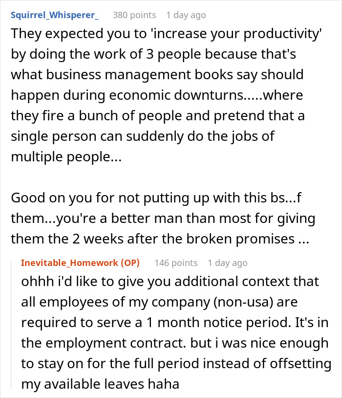 Person Gets Denied Promotion And Quits, Their Coworker Does The Same After Getting Their Workload