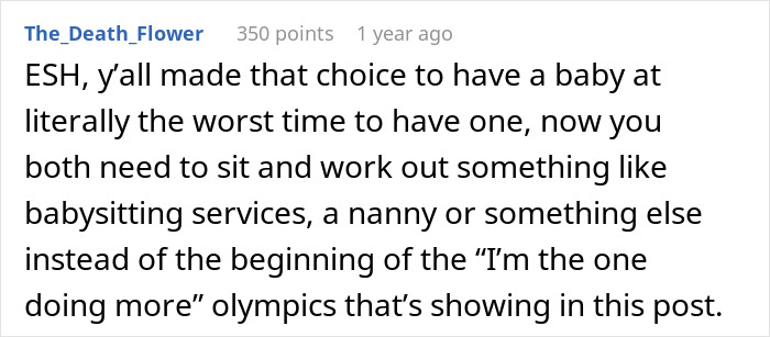 &ldquo;Am I The Jerk For Not Helping My Partner With Our Newborn?&rdquo;