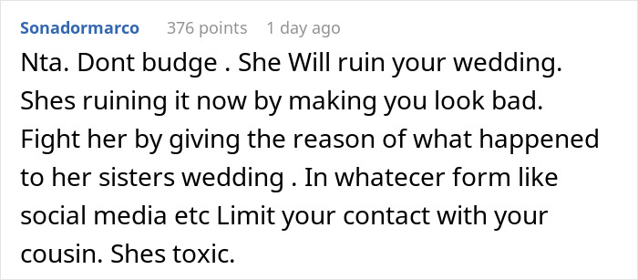 Mom Fuming As Her 12 Y.O. Daughter Isn't Invited To Wedding After Ruining Another One Before