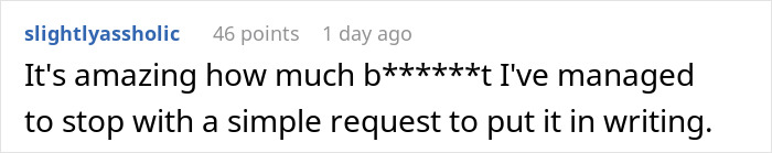 Worker Complies With Manager’s Demand To Be Off The Clock By 1 PM, Teaches Her A Lesson Worker Complies With Manager’s Demand To Be Off The Clock By 1 PM, Teaches Her A Lesson
