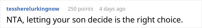 Screenshot of an online discussion about rich grandparents promising inheritance and the mother's concerns over the conditions.