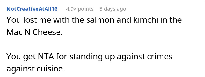 Woman At A Loss For Words After Daughter-In-Law Says She Simply Can&rsquo;t Eat Her Food At A Family Party