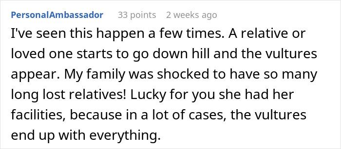 Entitled Neighbor Thinks He Has The Right To Grandma's Will And Inheritance, Gets Laughed At