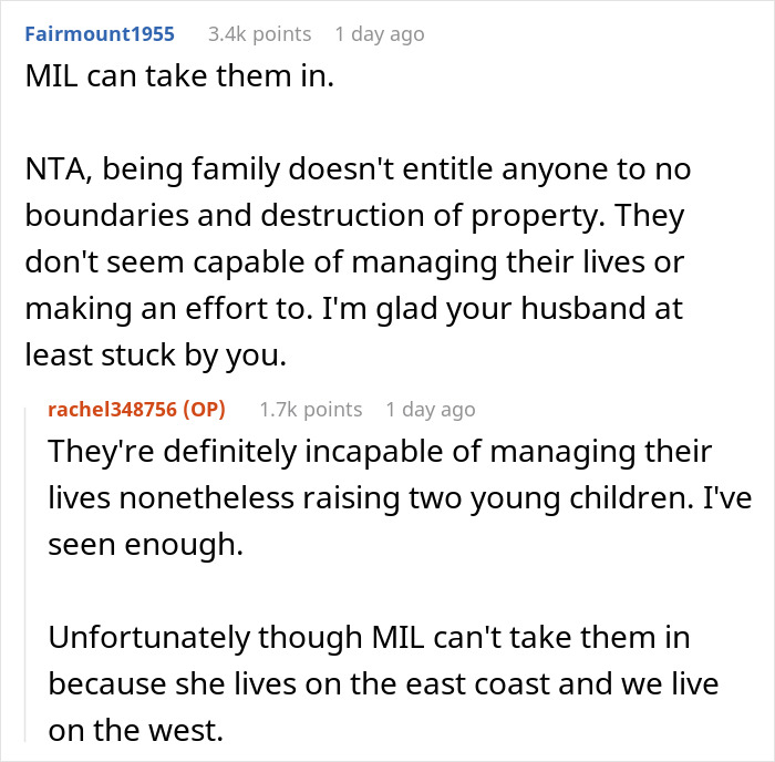 Woman Can't Stand Her BIL's Family Destroying Her Home, Kicks Them Out And Makes Them Homeless Woman Can't Stand Her BIL's Family Destroying Her Home, Kicks Them Out And Makes Them Homeless