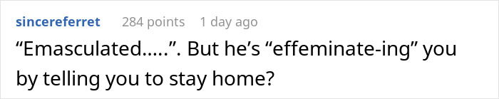 Pregnant Woman Gives Spouse A Wake-Up Call Over His Idea Of Her Being A Stay-At-Home Mom