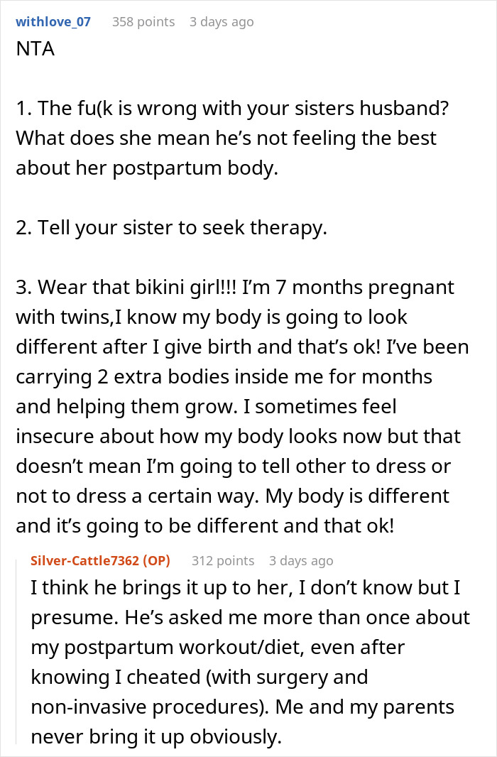 Woman Demands Sister Cover Up Her Bikini, Throws A Fit When She Refuses