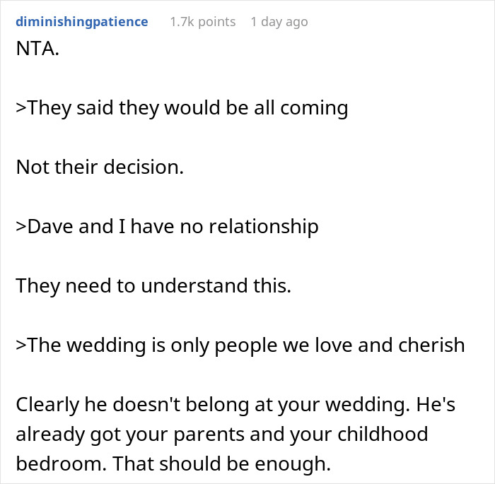Groom Asks If He&rsquo;s A Jerk To Uninvite Polycule Parents From The Wedding, Gets Support Online