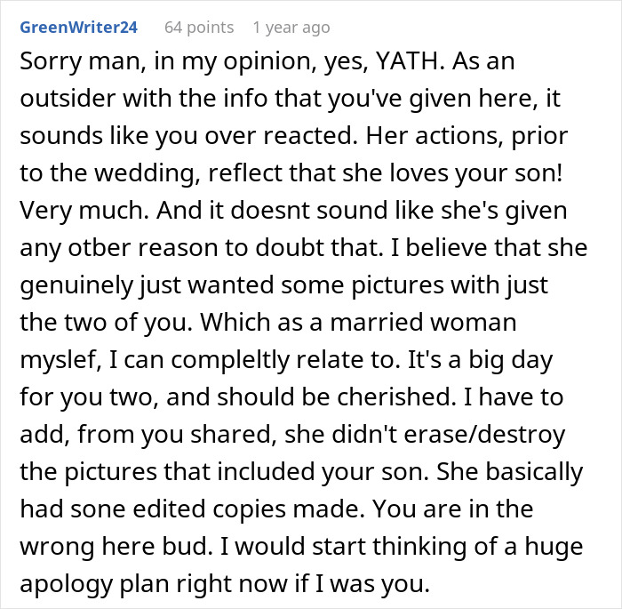 "She Hasn't Stopped Crying": Man Cancels Honeymoon After Wife Edited His Son Out Of Wedding Pics