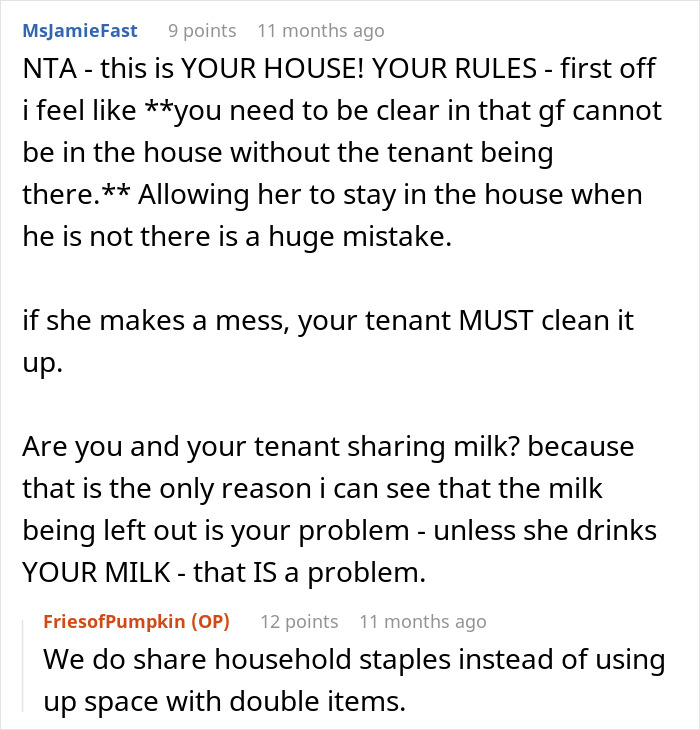 &ldquo;Your House, Your Rules&rdquo;: The Internet Backs This Person For Banning Roommate&rsquo;s GF From The Kitchen