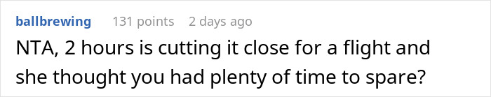 Husband Tells Wife They Need To Leave The Party To Catch A Flight But Gets Ignored, Leaves Alone
