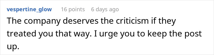 Woman Makes An Honest Glassdoor Review After Company Screws Her Over, They Demand She Delete It