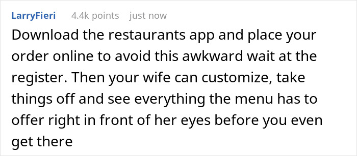 Netizens Are Cracking Up At This Guy's Story Exposing His Wife Being Slow While Picking Fast Food