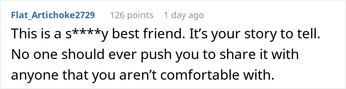 Person Complies With Friend Begging Them To Share Their Traumatic Childhood Story, Ruins The Party