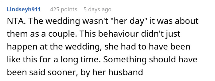 Man Calls Out DIL For Being A Bridezilla And Explains That’s The Reason His Family Excluded Her Man Calls Out DIL For Being A Bridezilla And Explains That’s The Reason His Family Excluded Her