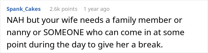 &ldquo;Am I The Jerk For Not Helping My Partner With Our Newborn?&rdquo;
