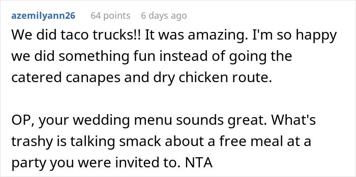 Man Blasts Coworker&rsquo;s Choice Of Wedding Food, Calls It &ldquo;White Trash&rdquo;
