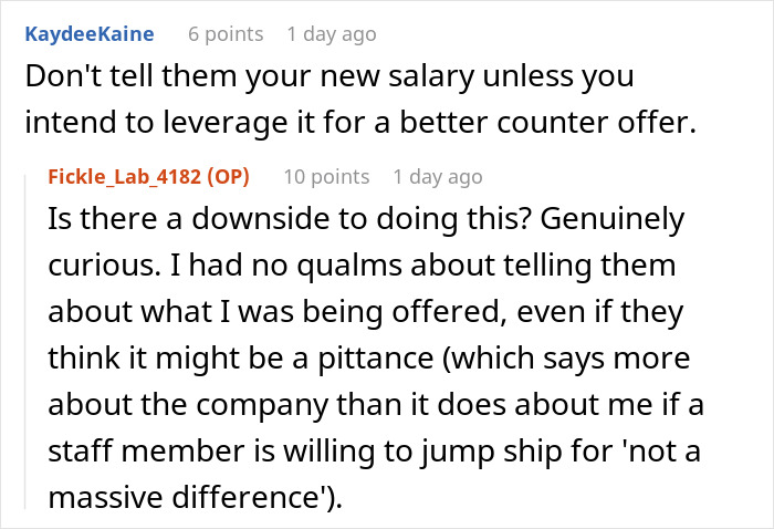 "5k? Not A Massive Difference, Then&rdquo;: Boss Shames Worker For Quitting, Doesn&rsquo;t Give Counteroffer