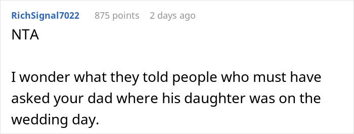 Teen Called A &ldquo;Selfish Brat&rdquo; For Exposing Why Dad And Stepmom Excluded Her From Wedding